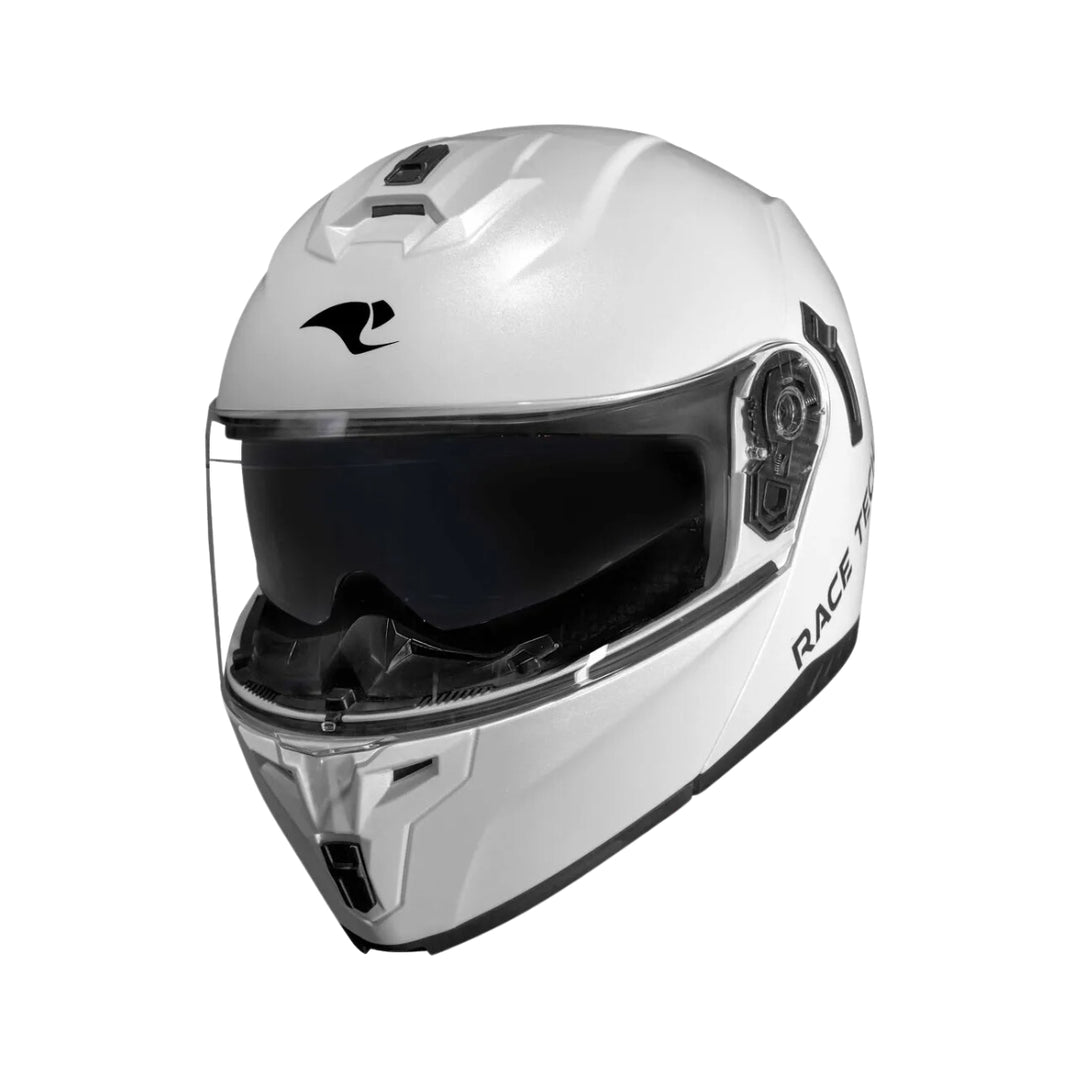 CAPACETE RACE TECH SIGNAL MONOCOLOR WHITE
