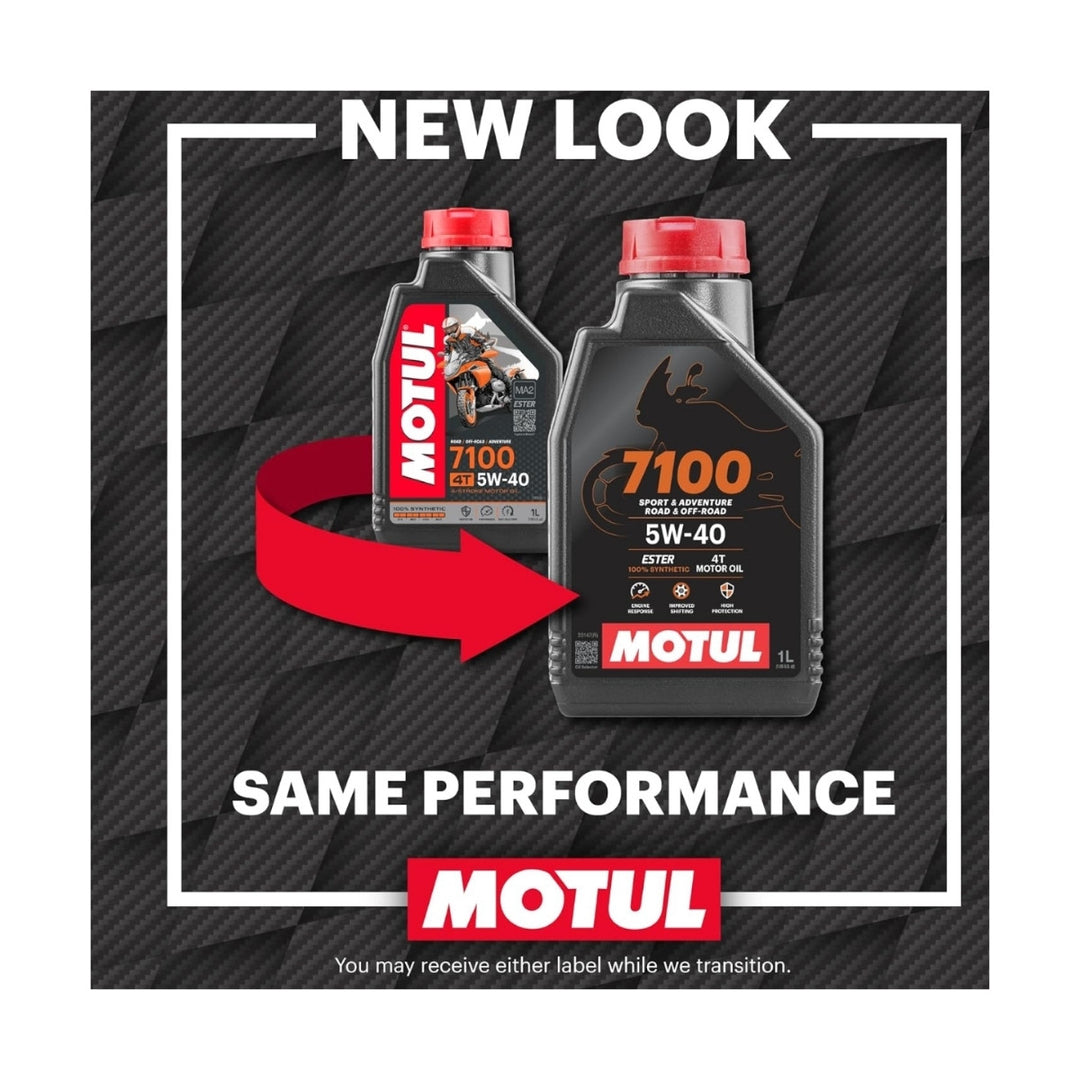 OLEO DE MOTOR SINTETICO 7100 5W40 4T 1X4L - MOTUL (104087)