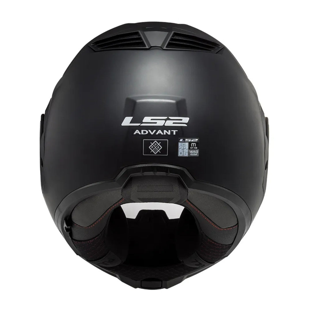 CAPACETE LS2 ADVANT MONOCOLOR PRETO FOSCO