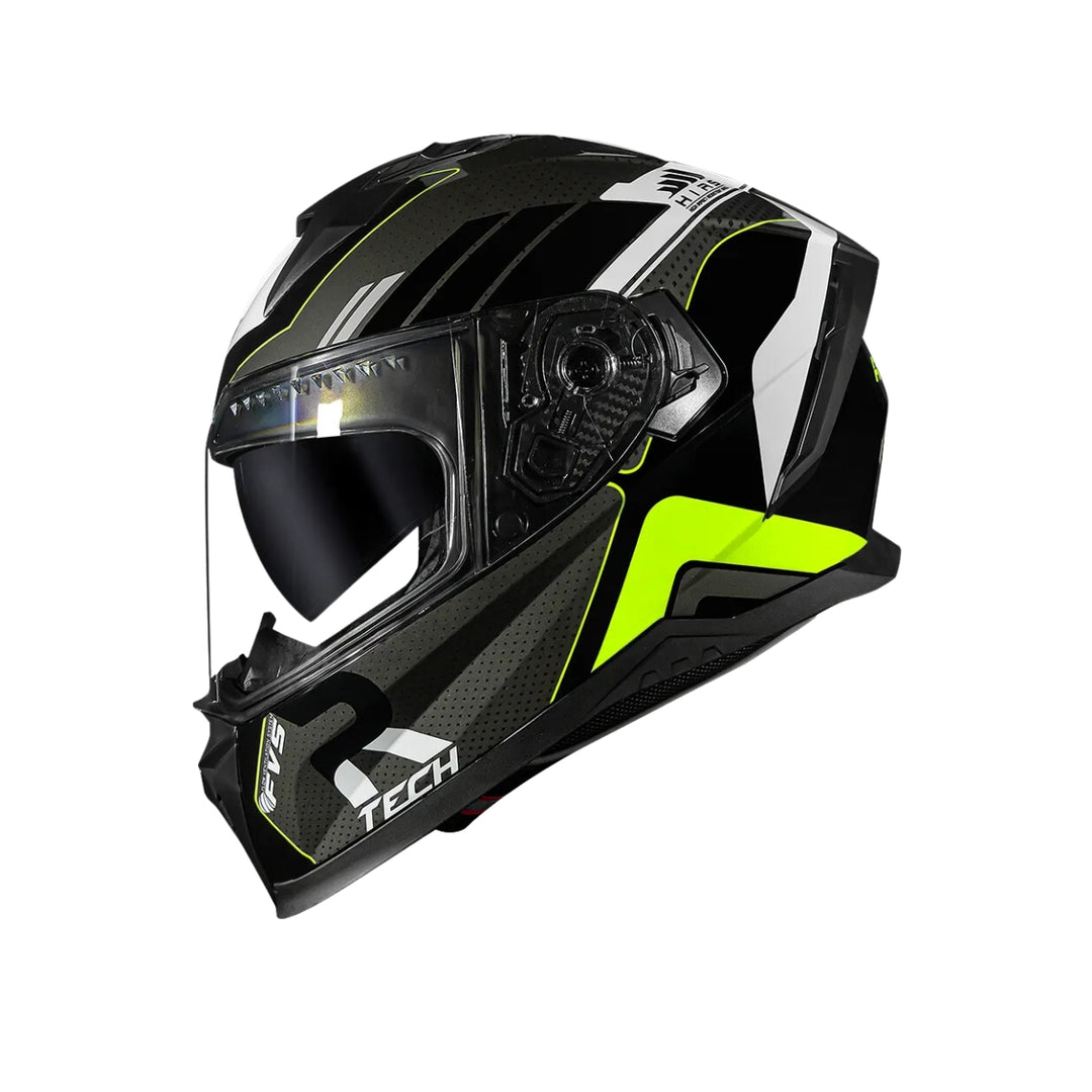 CAPACETE RACE TECH VOLT TRACK MATTE TITANIUM/BLACK