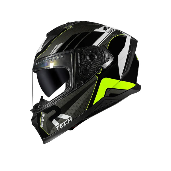 CAPACETE RACE TECH VOLT TRACK MATTE TITANIUM/BLACK