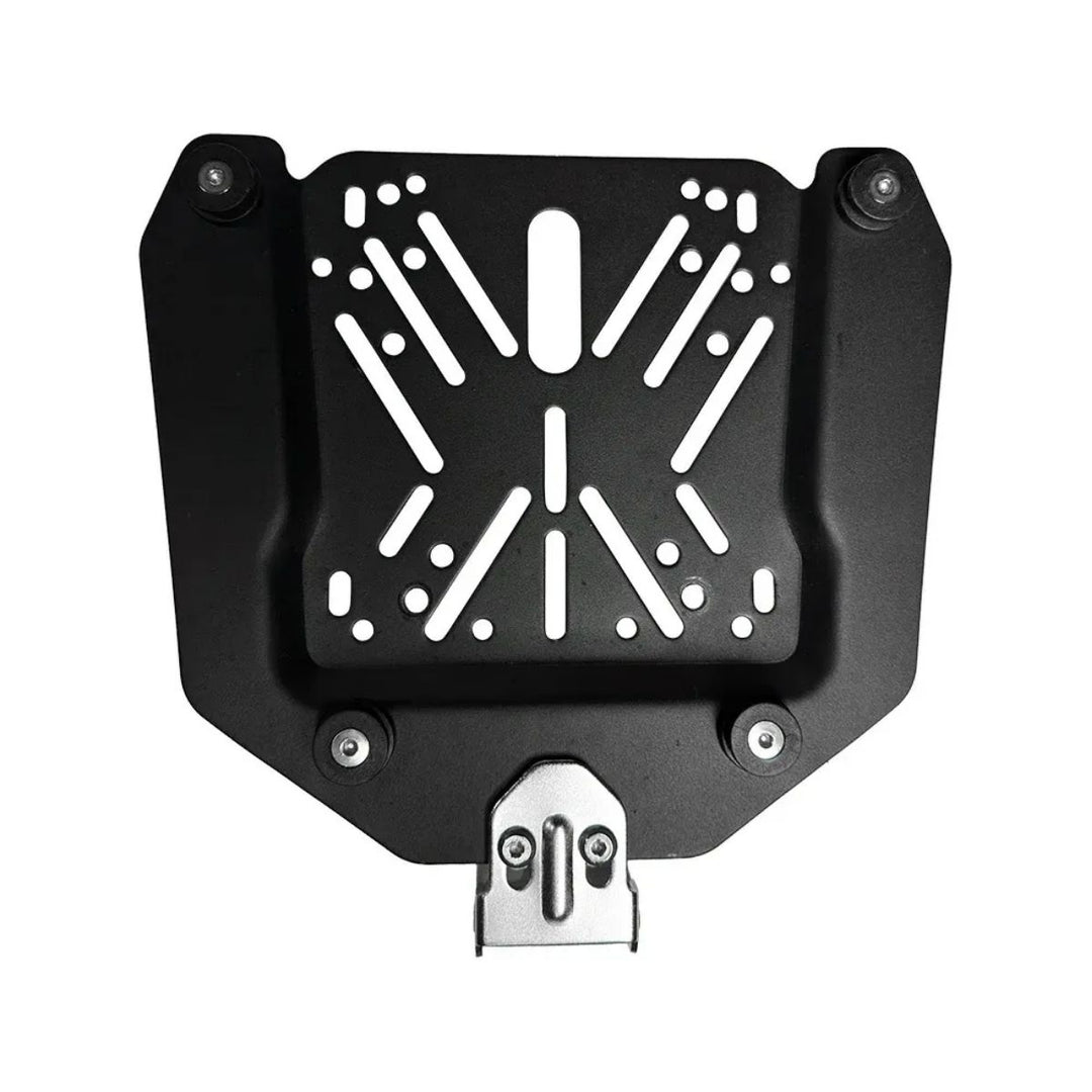 Bau Bauleto 45 Litros Moto Bagageiro Aluminio Gp Tech Prateado