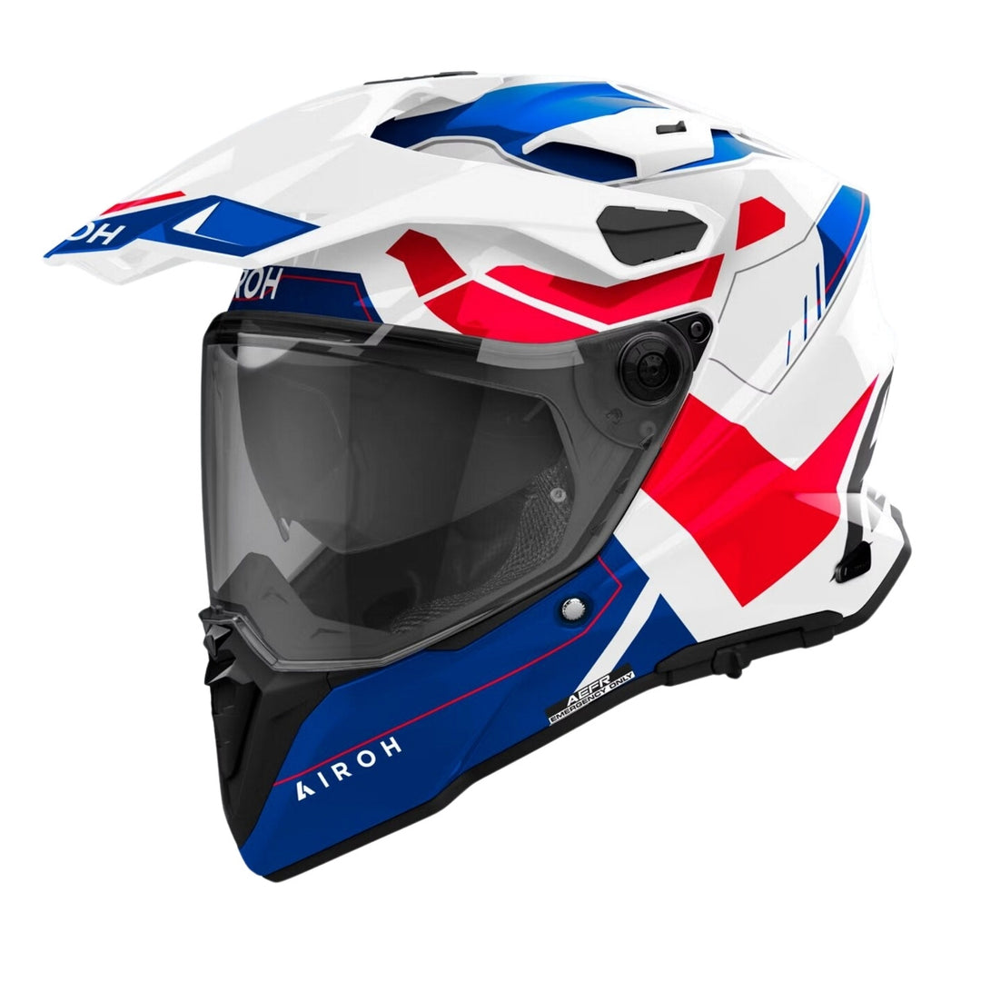 CAPACETE AIROH COMMANDER 2 REVEAL BLUE/RED