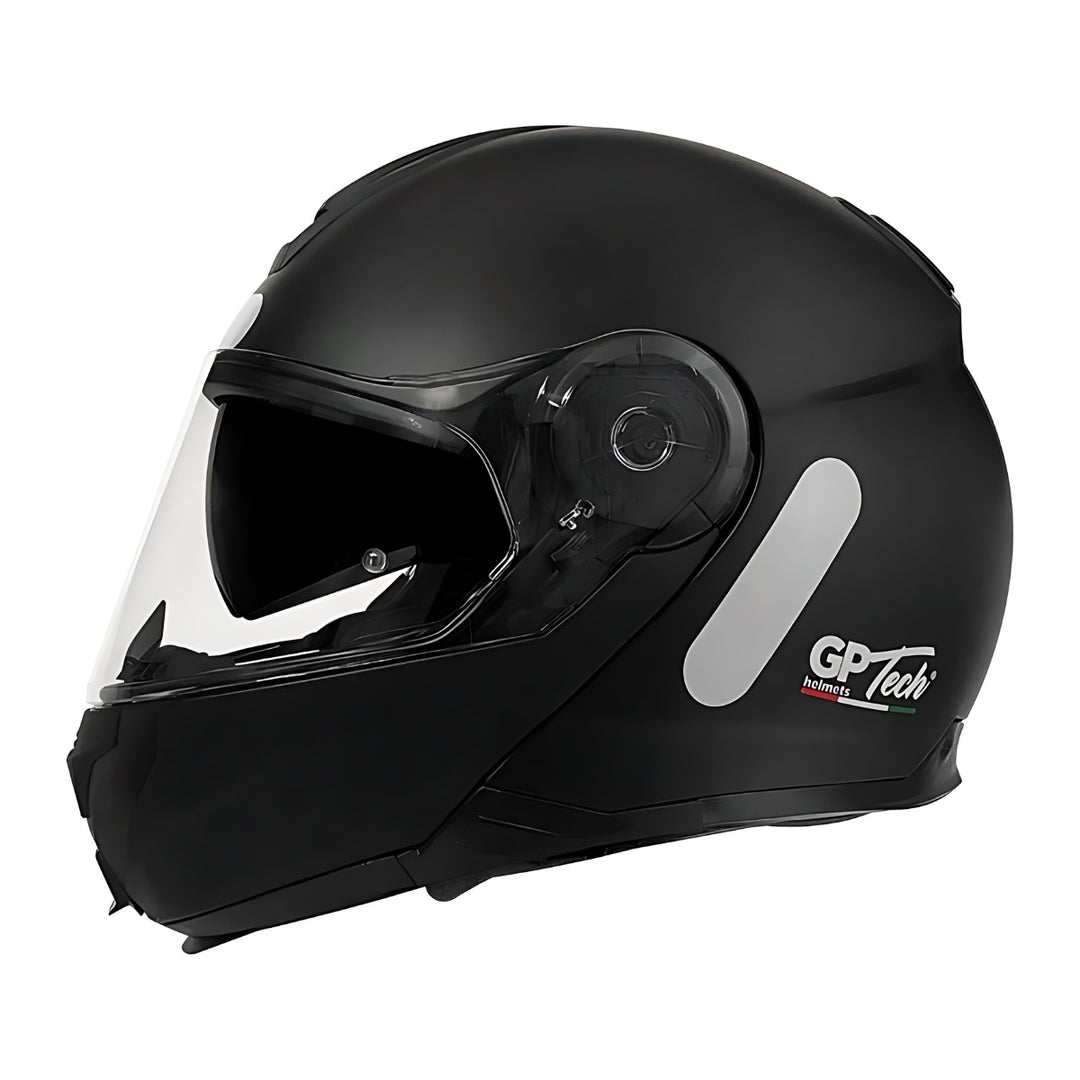 CAPACETE GP TECH A118 SV MONO ARTICULADO FOSCO PRETO