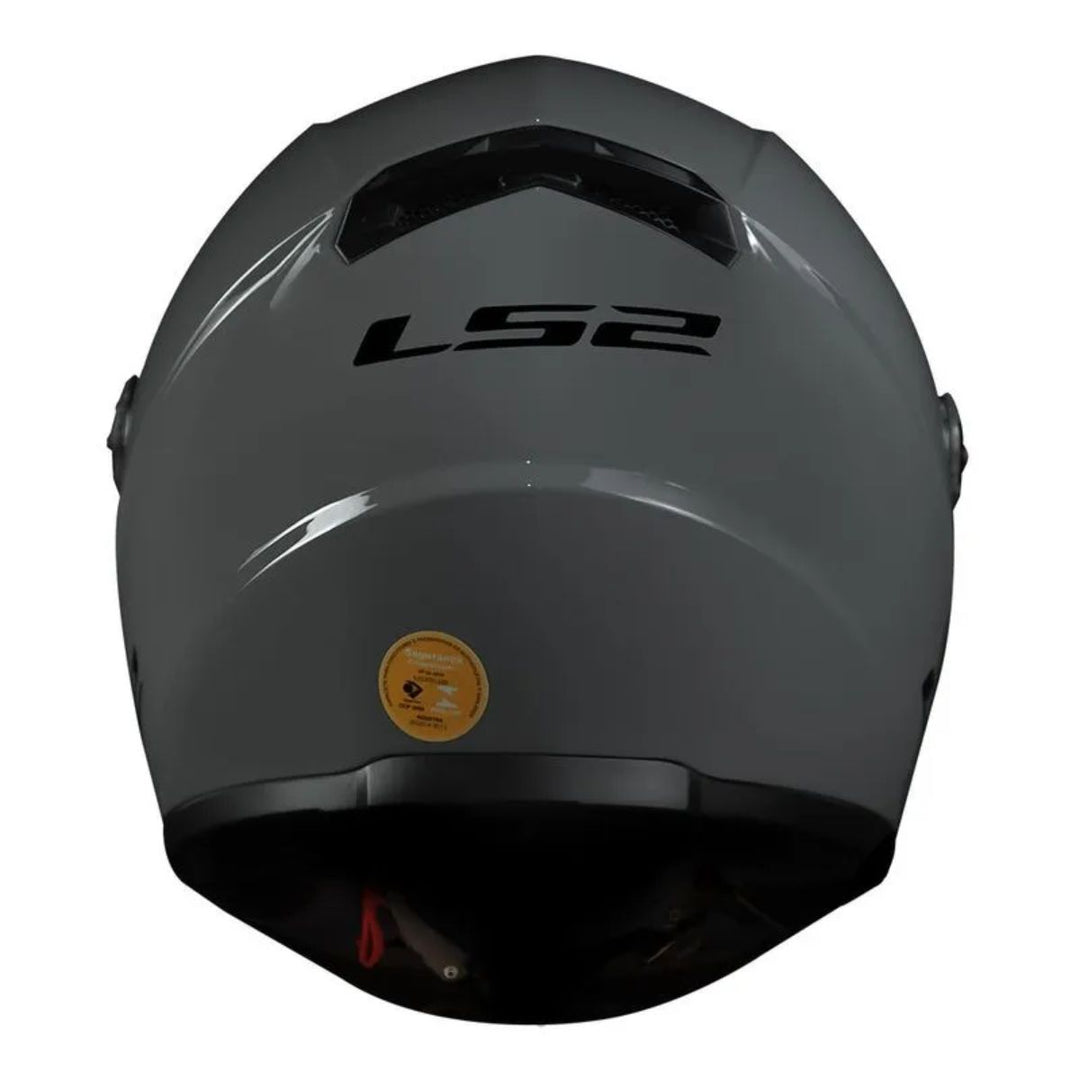 CAPACETE LS2 FF358 MONOCOLOR CINZA NARDO GREY GRAFITE