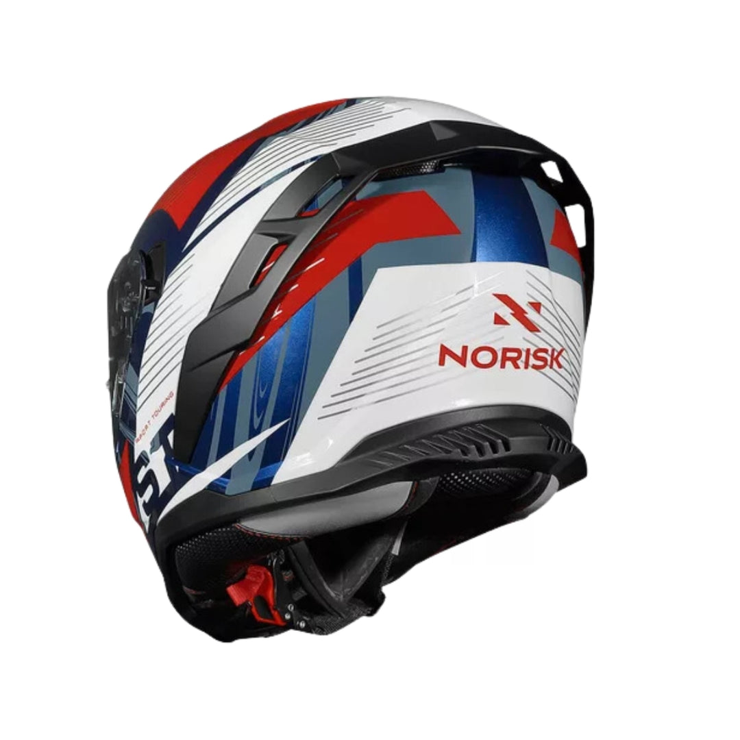 NORISK CAPACETE STRADA II ST WHT/BLU/RED
