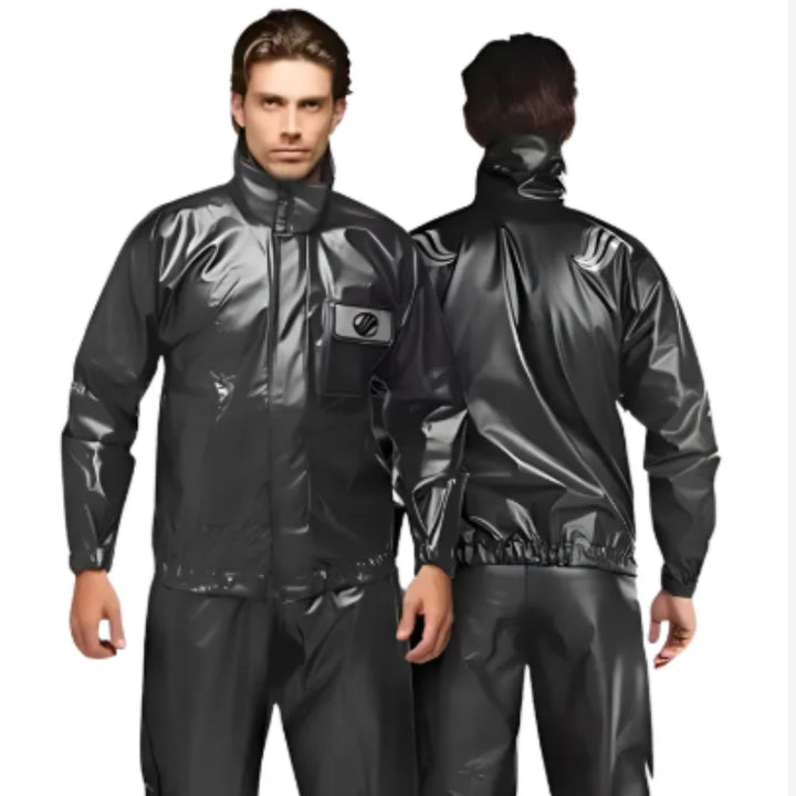 CONJUNTO CAPA DE CHUVA ALBA EUROPA PVC  MASCULINO MOTOCICLIS