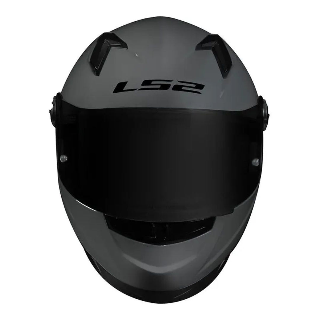 CAPACETE LS2 FF358 MONOCOLOR CINZA NARDO GREY GRAFITE