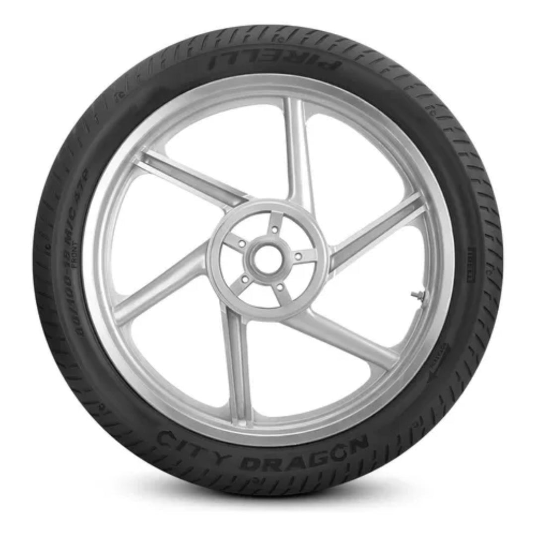 PNEU DIANTEIRO PIRELLI CITY DRAGON S /CÂMARA 80/100-18 P 47