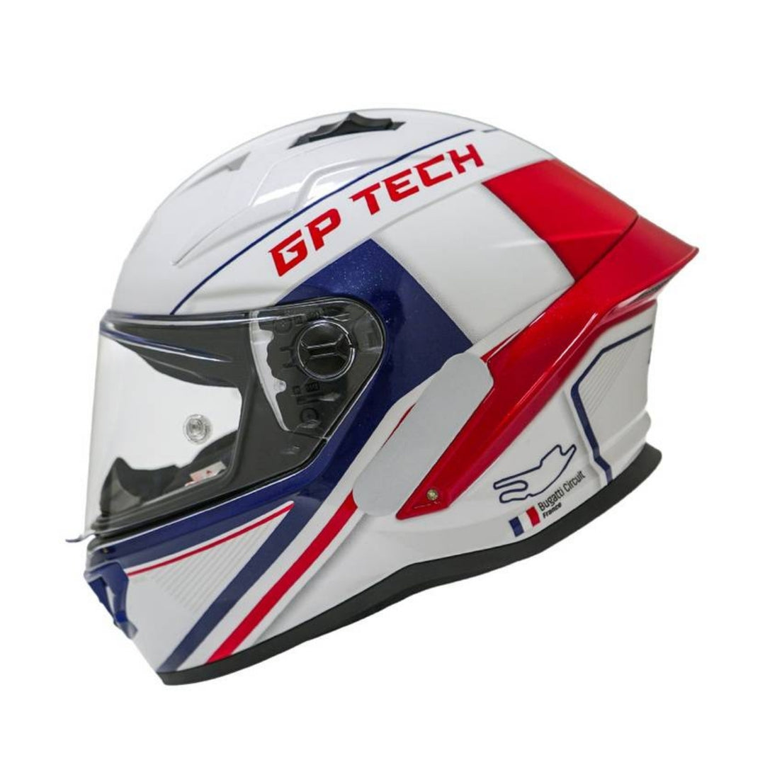 CAPACETE GP TECH PILOT GP FRANCE AZULVERMELHO