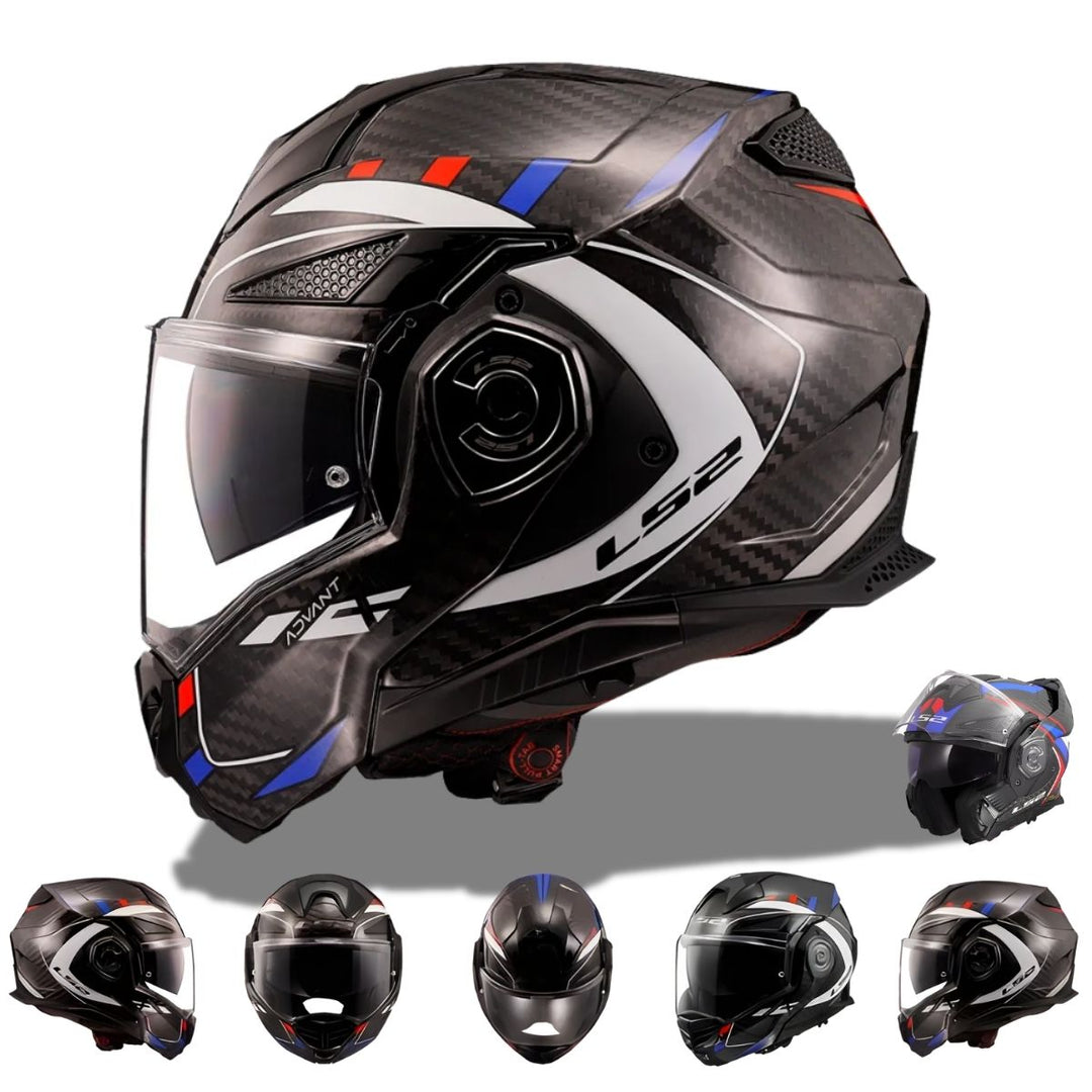 Capacete LS2 FF901 Advant X Carbon Future Articulado Carbon