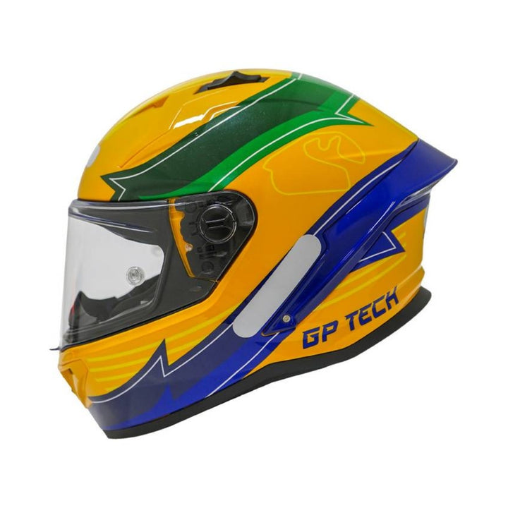 CAPACETE GP TECH PILOT GP BRAZIL AMARELO