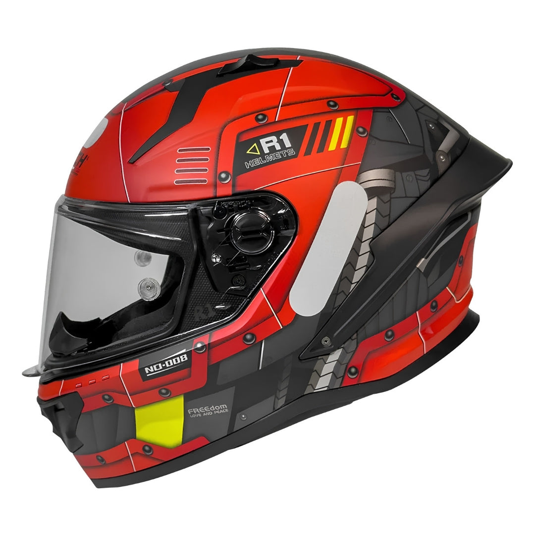 CAPACETE GP TECH PILOT STAR TREK FOSCO VERMELHO