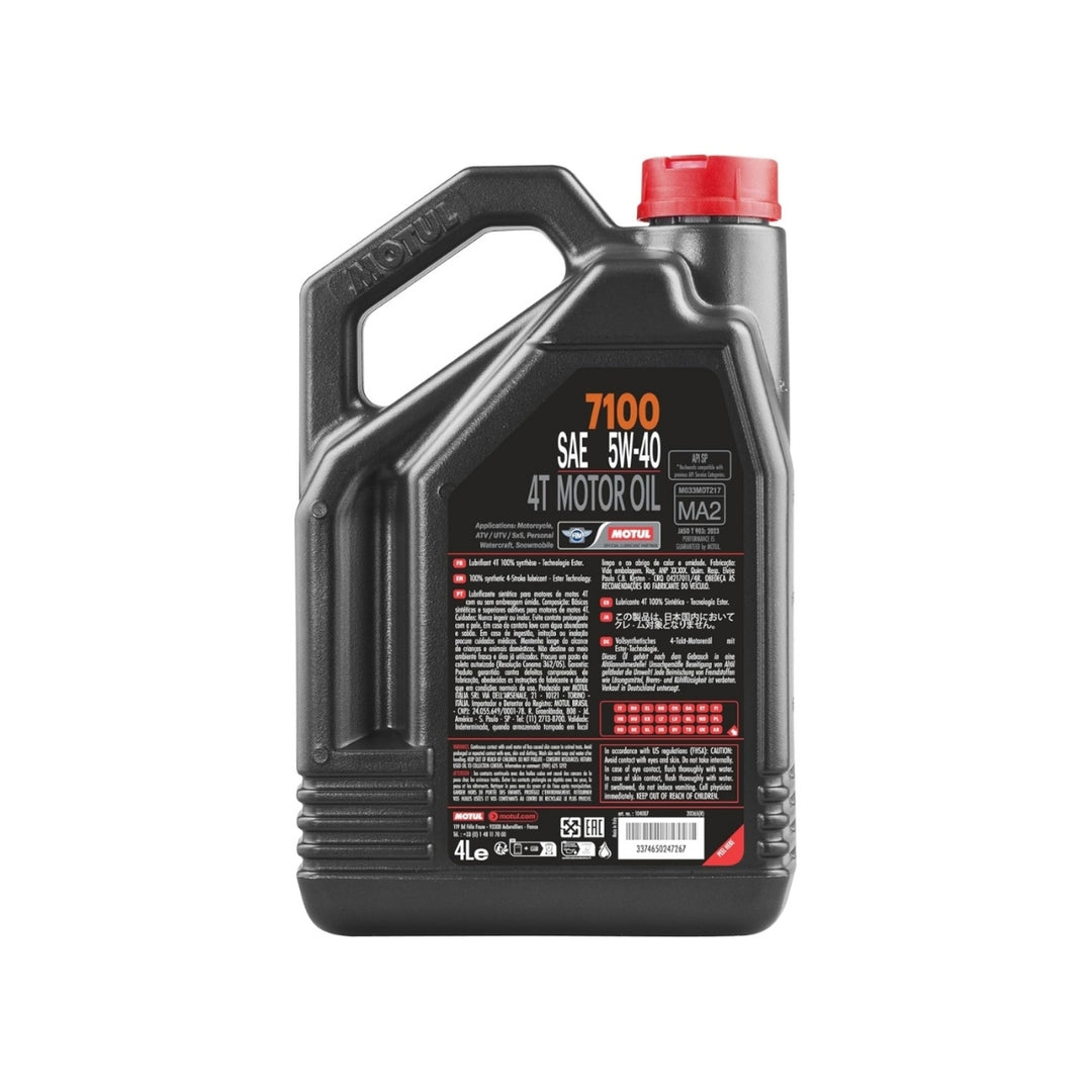 OLEO DE MOTOR SINTETICO 7100 5W40 4T 1X4L - MOTUL (104087)