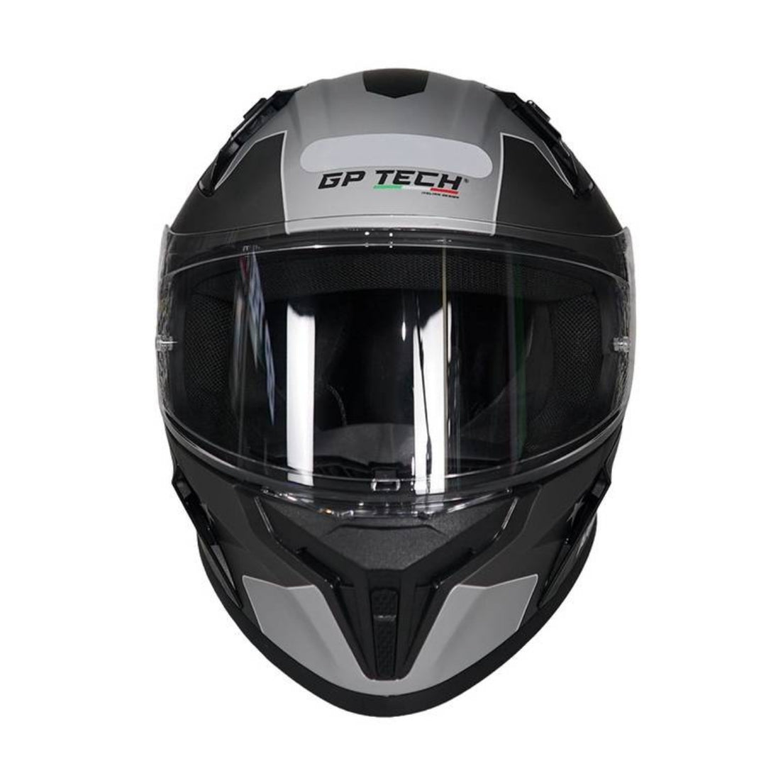 CAPACETE GP TECH SENSE ARMY FOSCO PRETO/CINZA