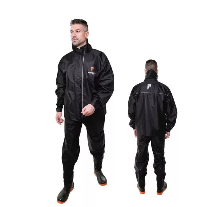 CONJUNTO CAPA DE CHUVA PIONEIRA STORM NYLON MASCULINO IMPERM