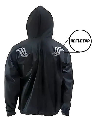 CONJUNTO CAPA DE CHUVA ALBA EUROPA MASCULINO COM CAPUZ