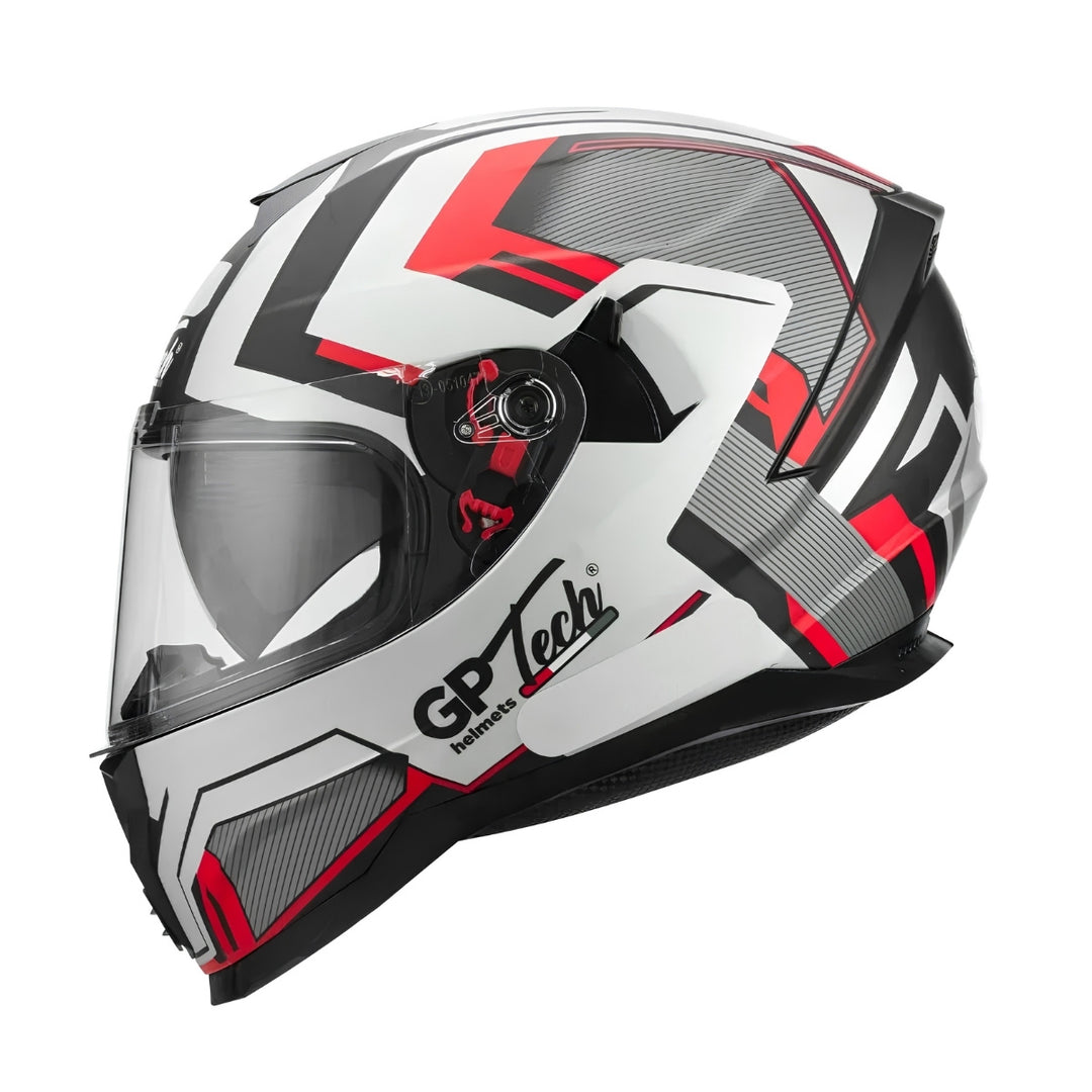 CAPACETE GP TECH ULTRA SV FUSION V2 VERMELHO/CINZA