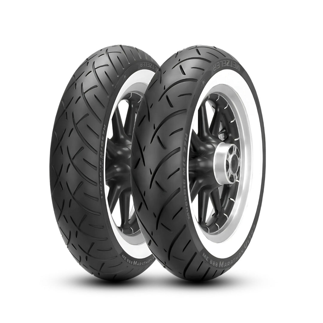 PNEU TRASEIRO 150/80-16 ME888 MARATHON FAIXA BRANCA METZELER