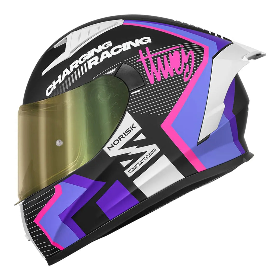 NORISK CAPACETE FLOW VIZION PURPLE ROXO