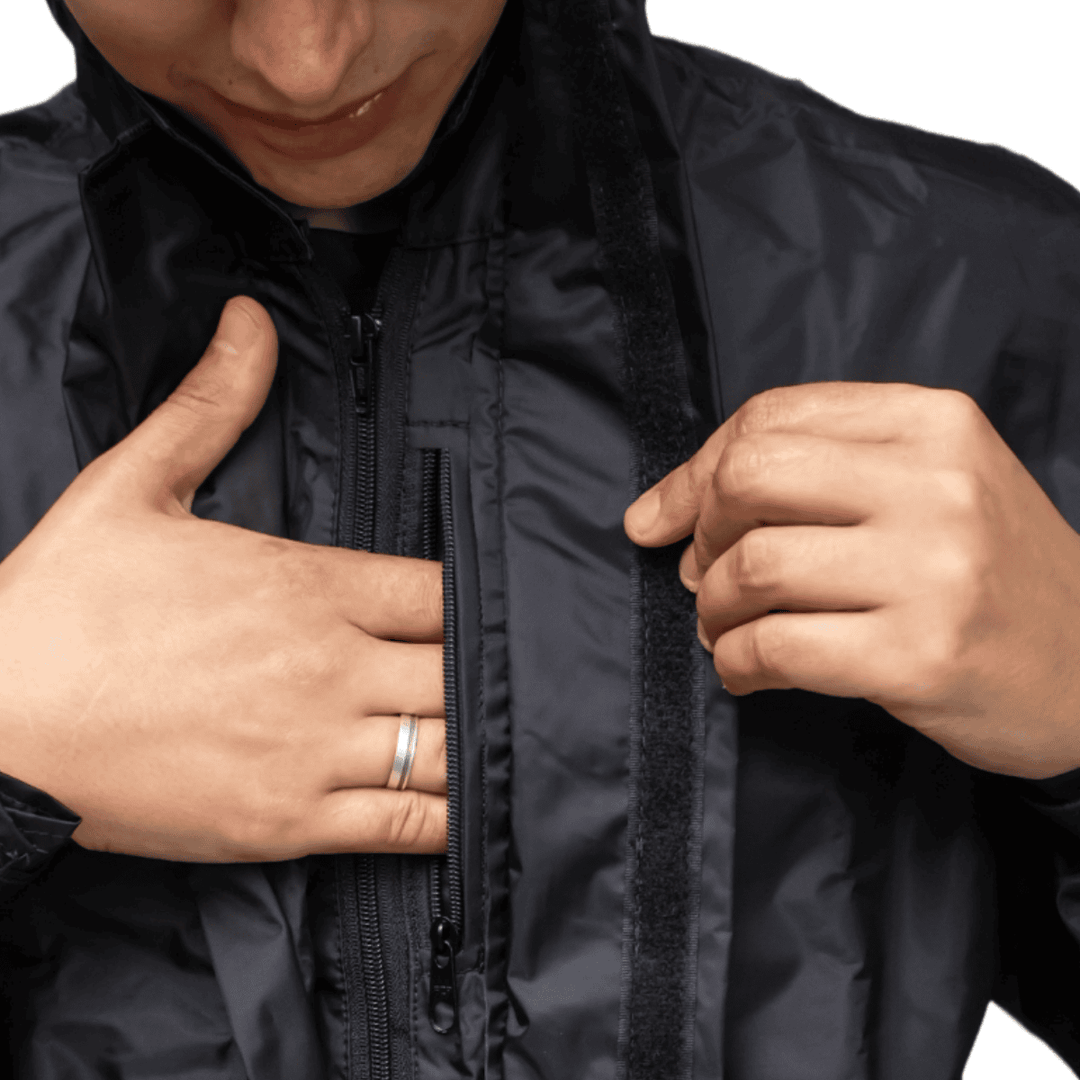 CONJUNTO CAPA DE CHUVA PIONEIRA NYLON EG/XG/EGG/XGG MASCULINO