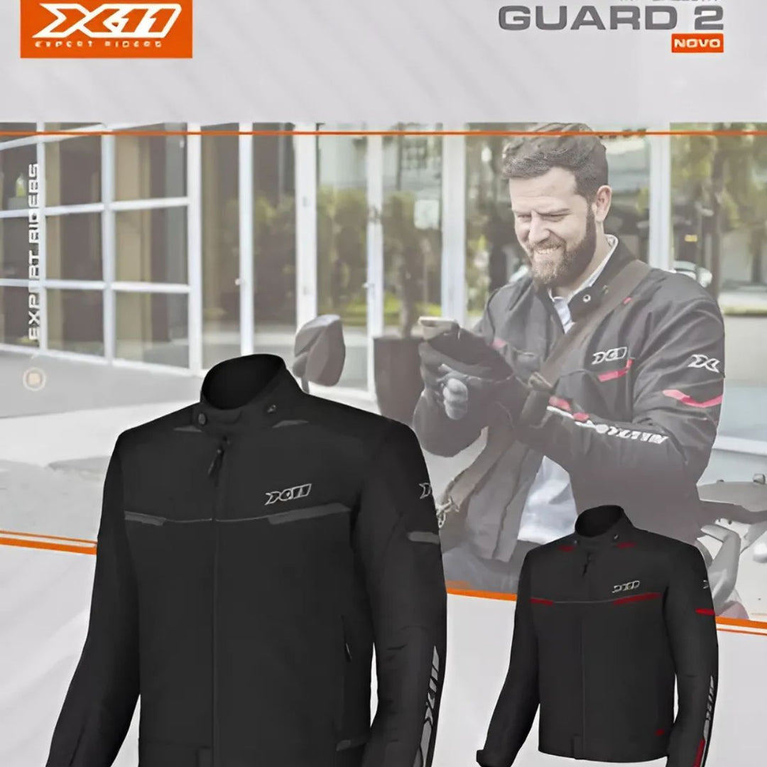 JAQUETA X11 GUARD 2 MASCULINA REFORÇADA CASUAL MOTOCICLISTA