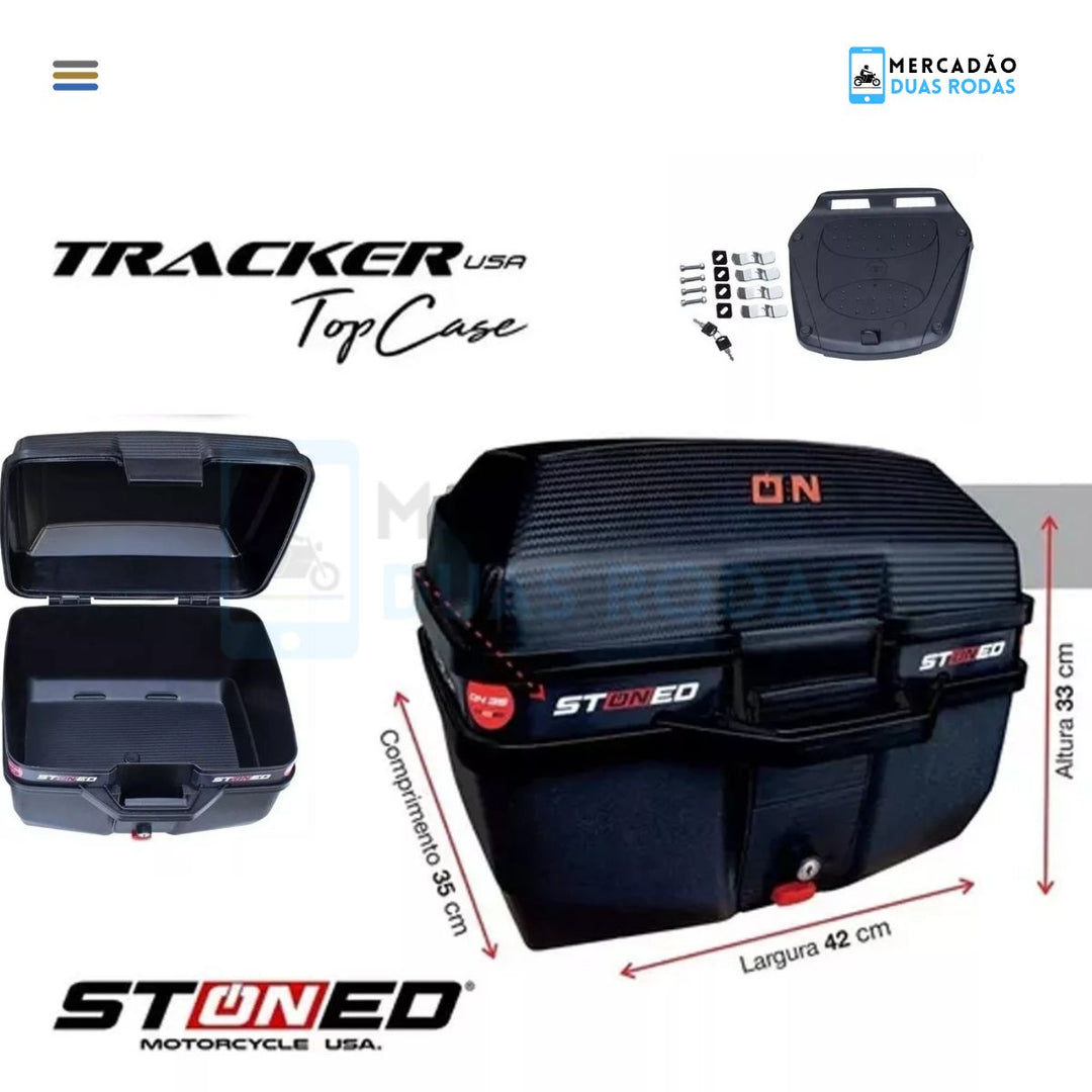 BAULETO 35L TRACKER PRETO STONED 62101