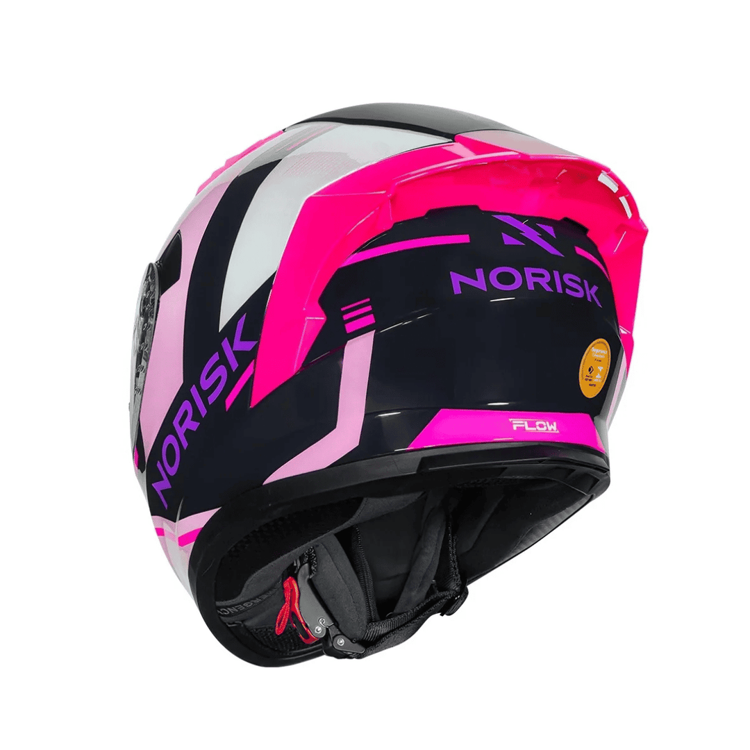 CAPACETE NORISK CAPACETE FLOW RUN BLUE/PINK