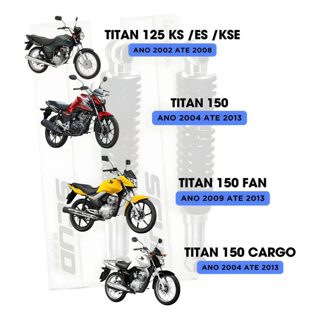 Amortecedor Scud Honda Cargo Start Titan Fan Cg 150 160 125