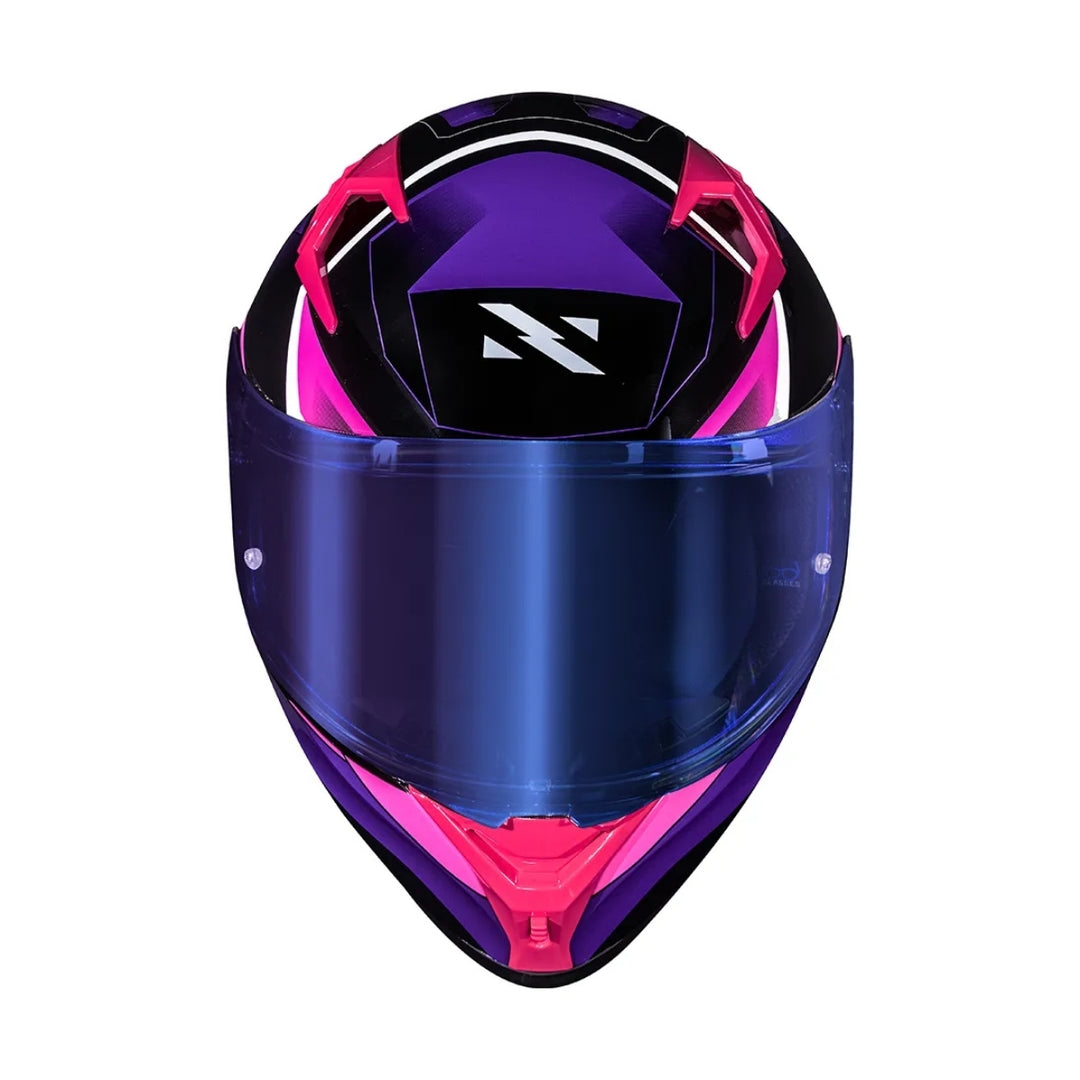 CAPACETE NORISK FLOW PULSE PURPLE/PINK FECHADO ORIGINAL