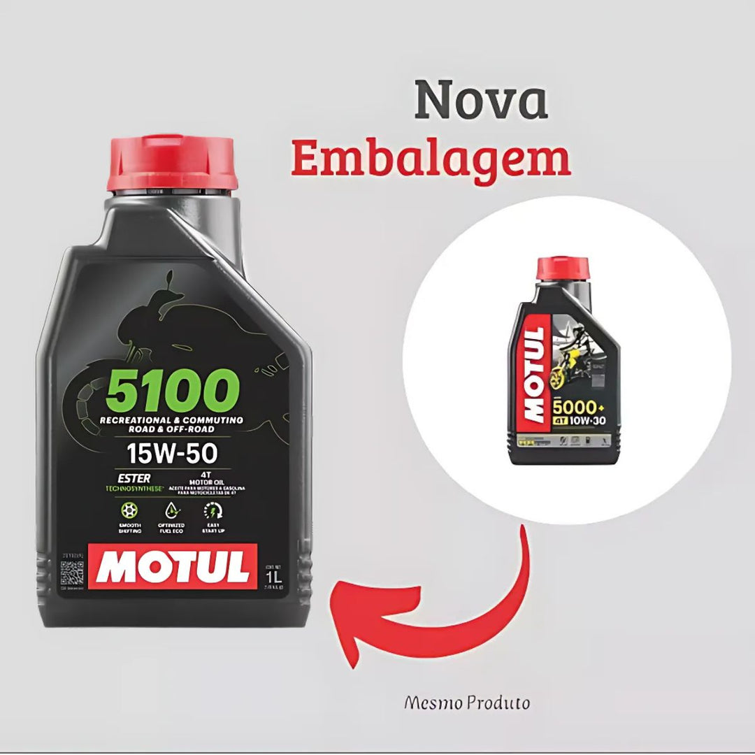 OLEO DE MOTOR  MOTUL 4 TEMPOS 15W50 5100 531 SEMISSINTÉTICO