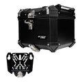 Baú Traseiro GP Tech 45L ABS Preto Motocicleta Case IP68 Antifurto