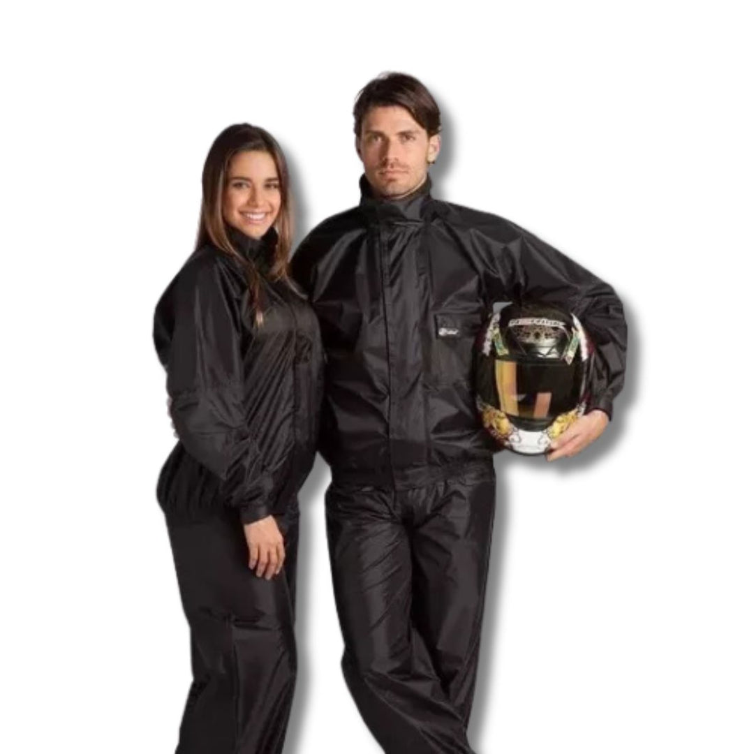 CONJUNTO CAPA DE CHUVA ALBA EUROPA NYLON MOTOQUEIRO MASCULIN