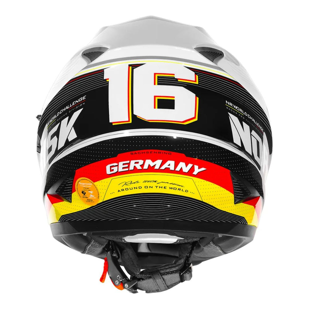 NORISK CAPACETE FF302 SOUL II GRAND PRIX GERMANY ALEMANHA
