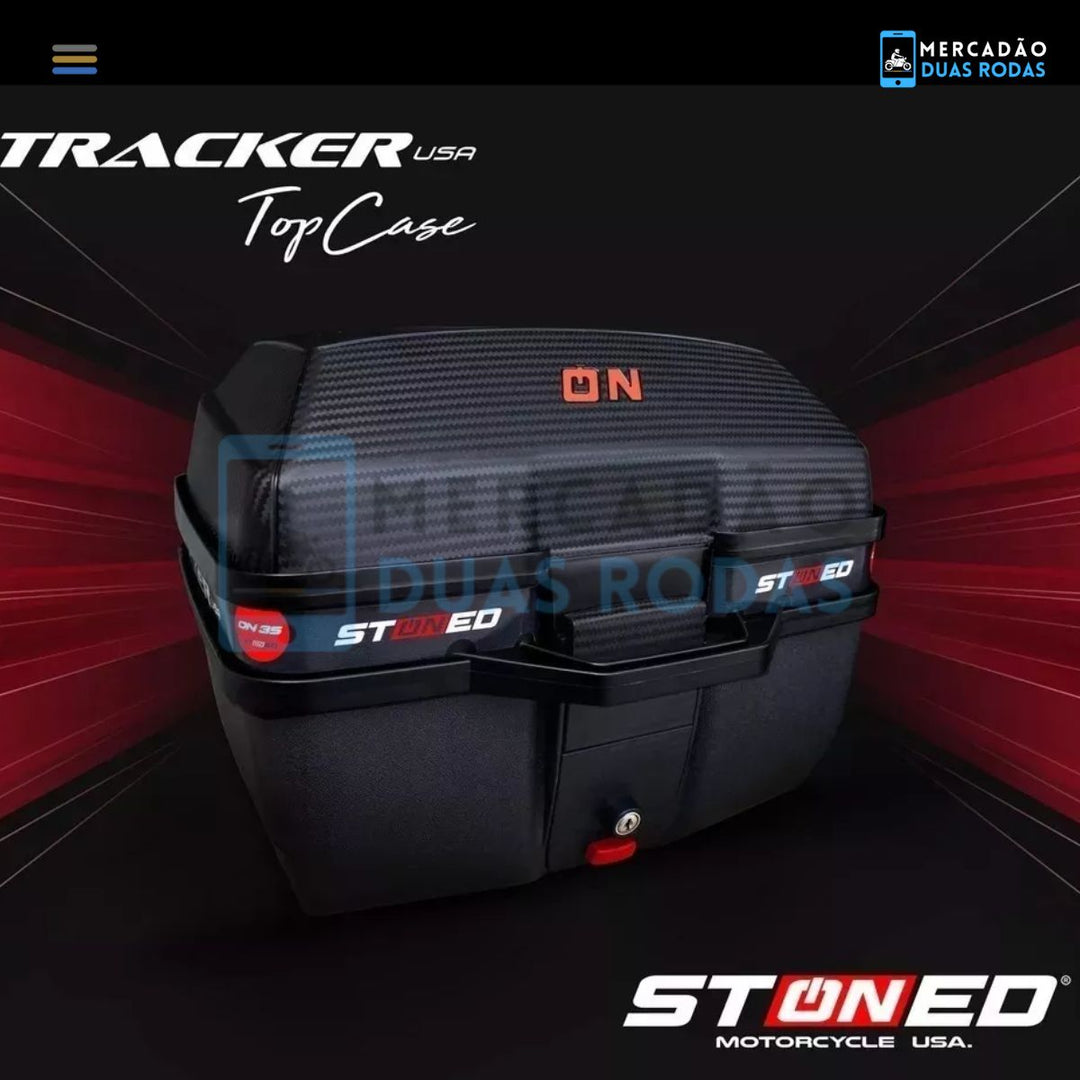 BAULETO 35L TRACKER PRETO STONED 62101