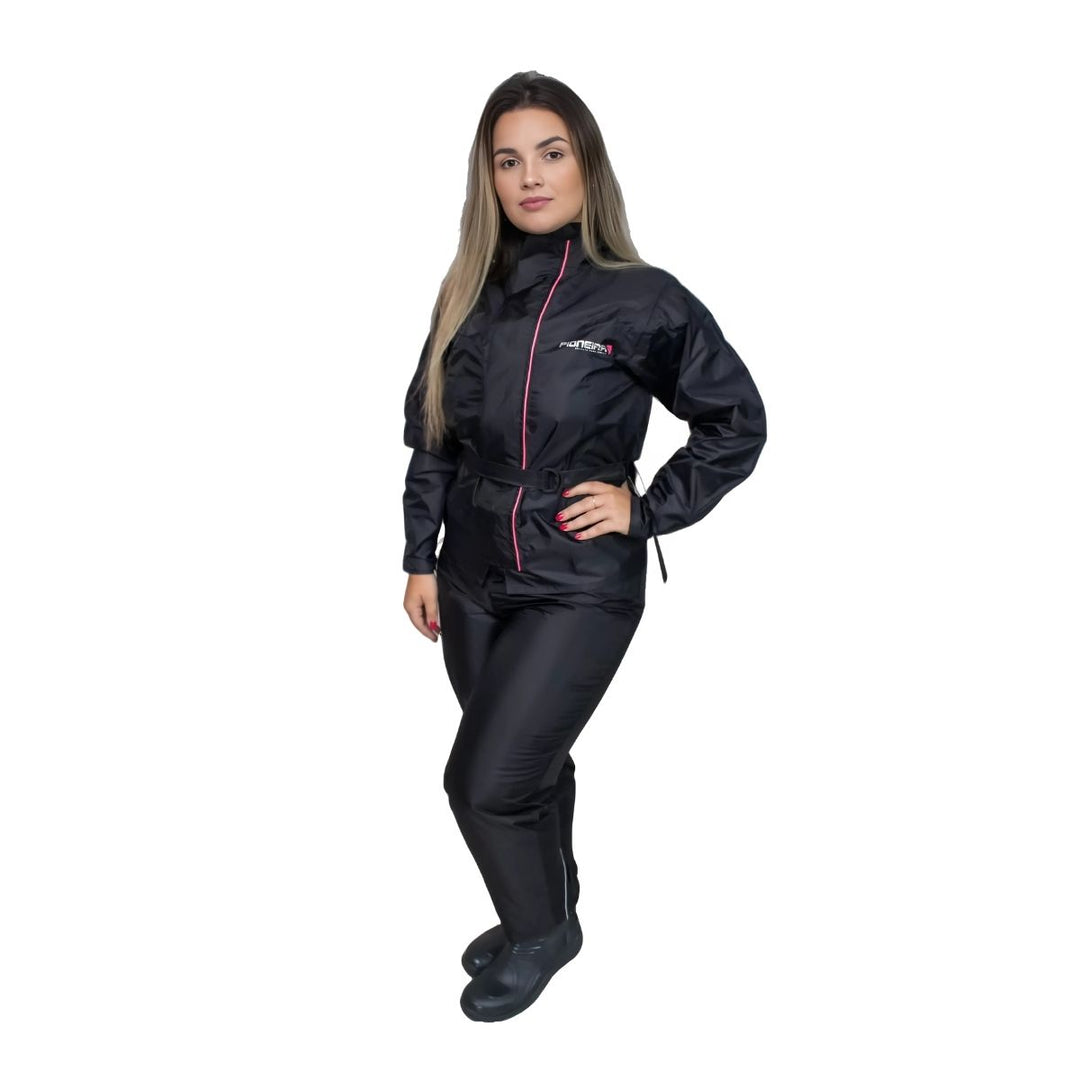 CONJUNTO CAPA DE CHUVA PIONEIRA STORM NYLON FEMININO MULHER