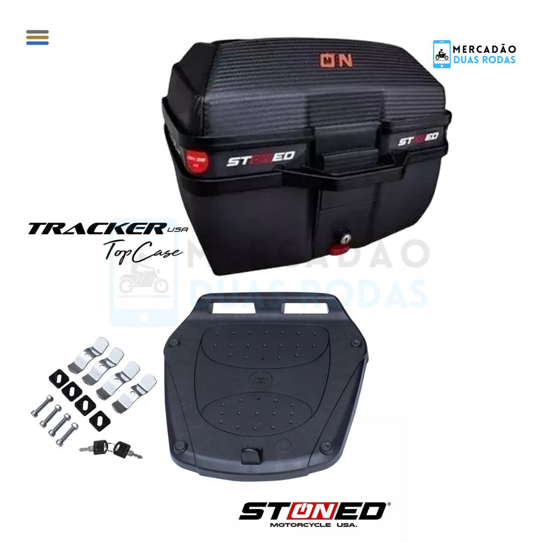 BAULETO 35L TRACKER PRETO STONED 62101