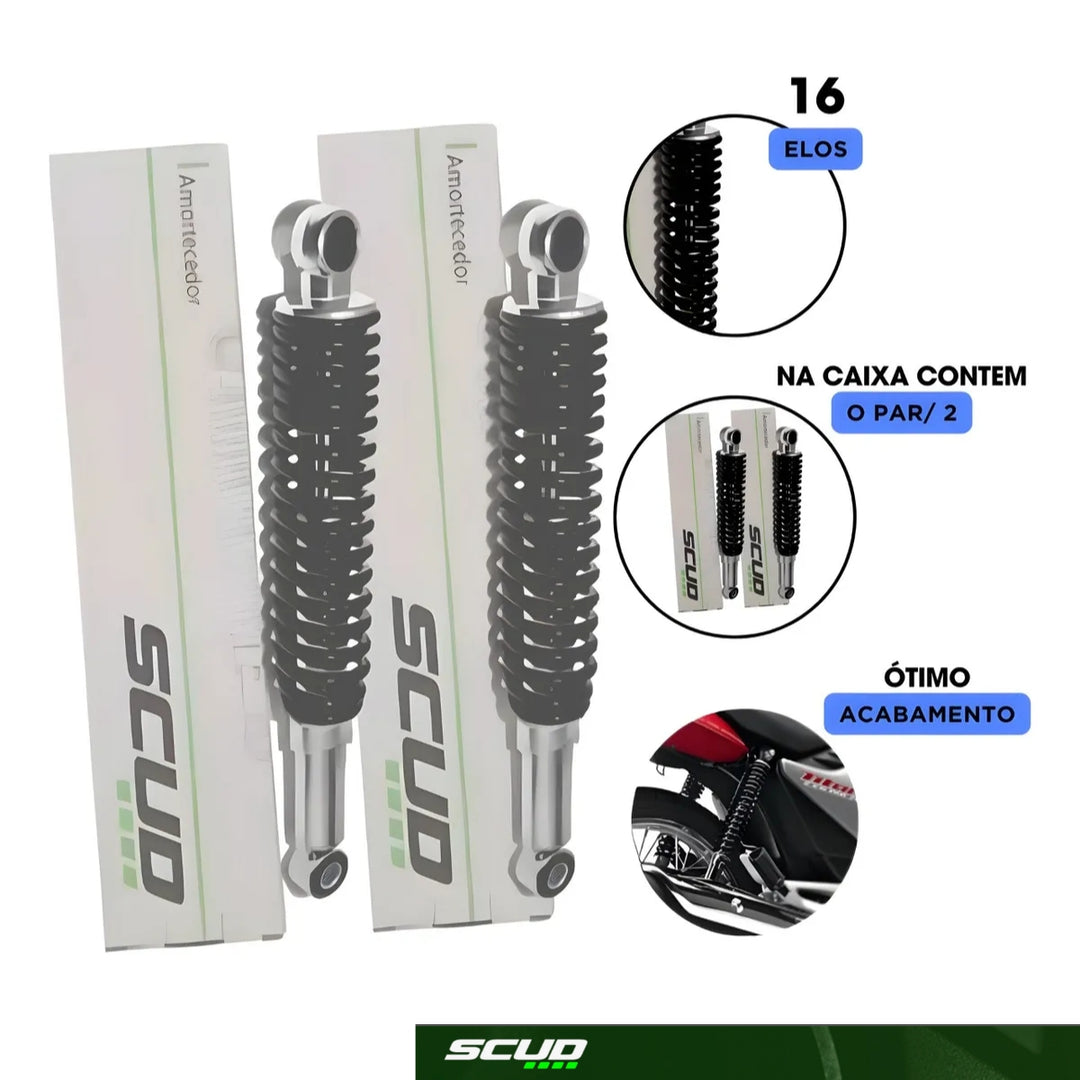 Amortecedor Scud Honda Cargo Start Titan Fan Cg 150 160 125