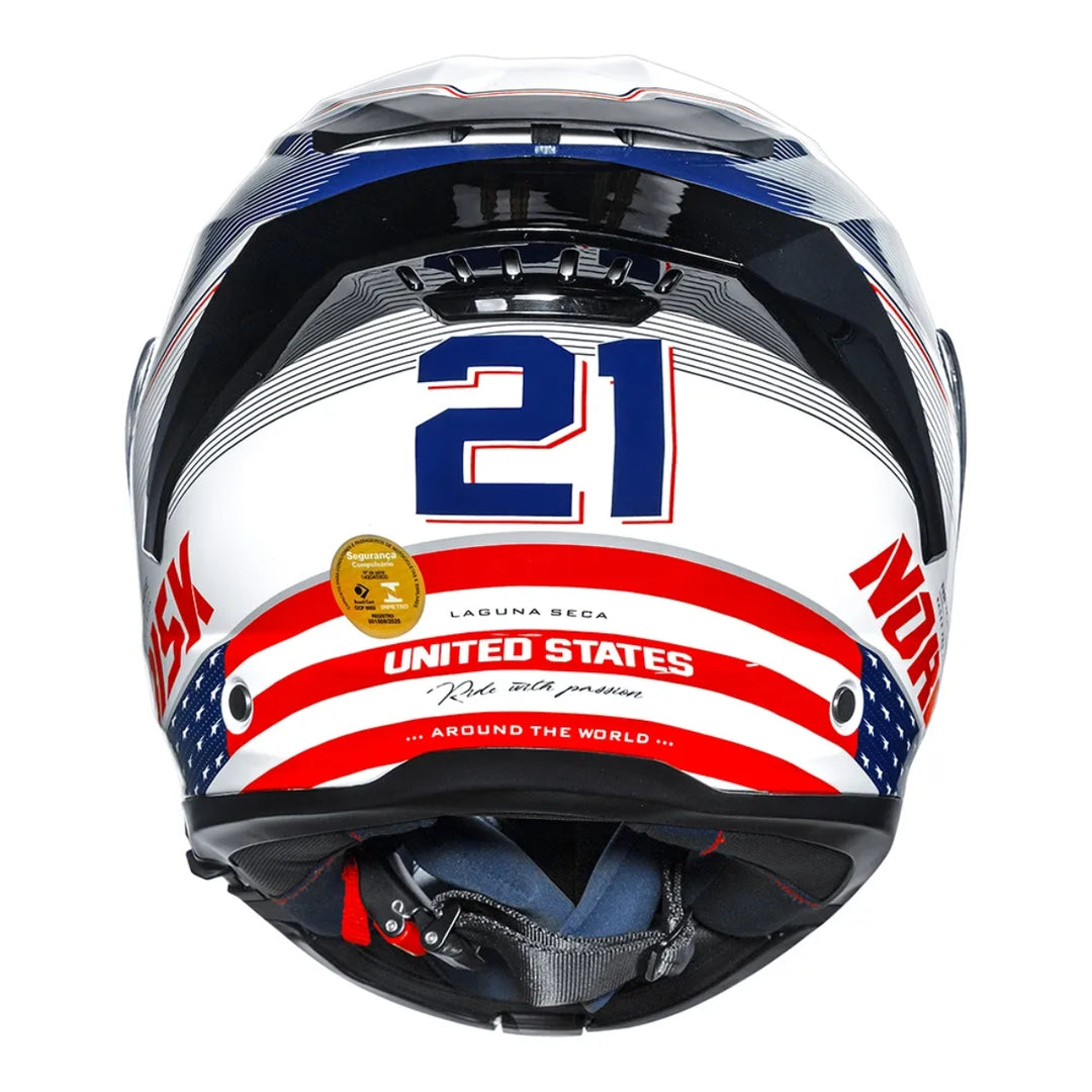 NORISK CAPACETE FORCE II GRAND PRIX USA Estados Unidos
