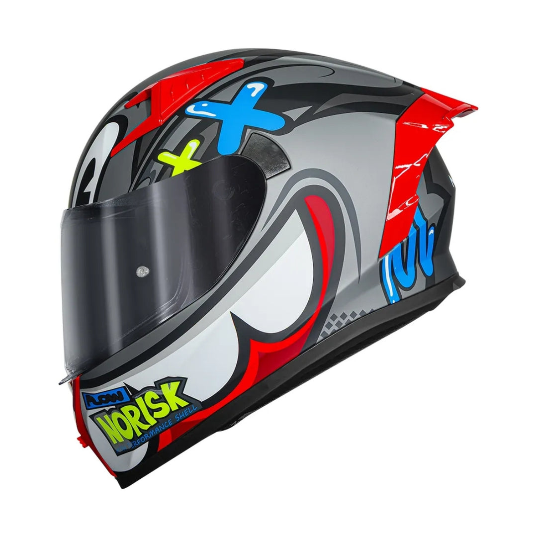 CAPACETE FECHADO NORISK FLOW KOB SILVER