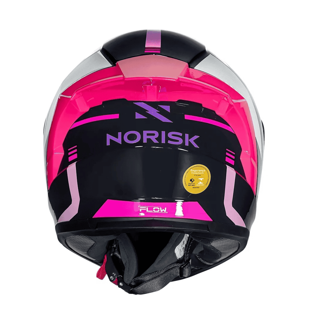 CAPACETE NORISK CAPACETE FLOW RUN BLUE/PINK