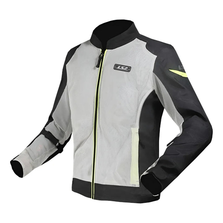 JAQUETA LS2 AIRY PRETA/CINZA/AMARELA BLK/GREY YELLOW