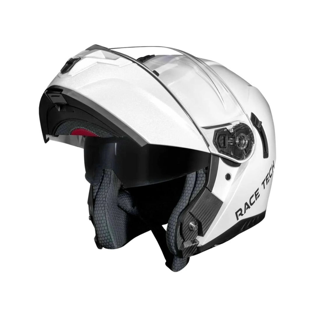 CAPACETE RACE TECH SIGNAL MONOCOLOR WHITE