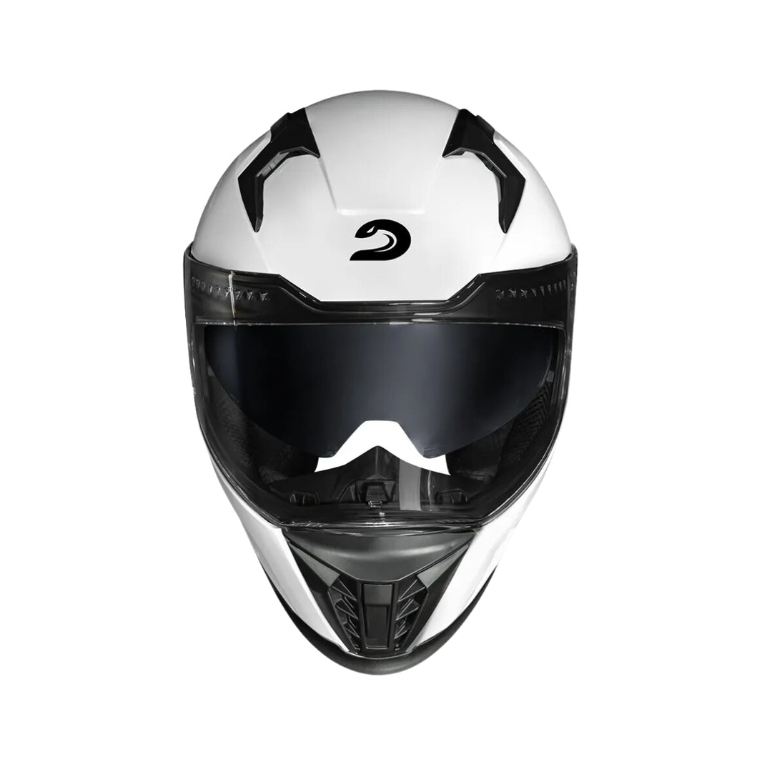 CAPACETE RACE TECH VOLT MONOCOLOR WHITE