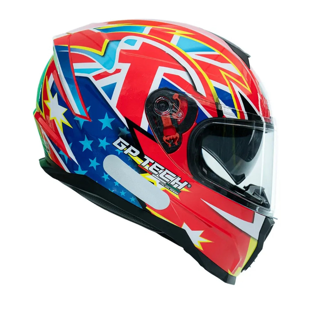 CAPACETE GP TECH ULTRA SV WARRIOR VERMELHO