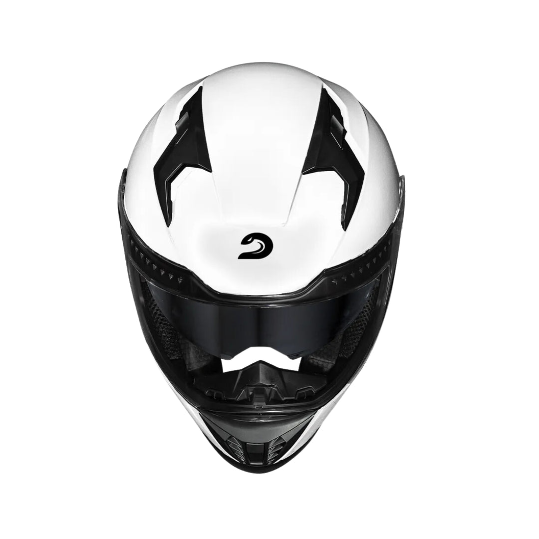 CAPACETE RACE TECH VOLT MONOCOLOR WHITE