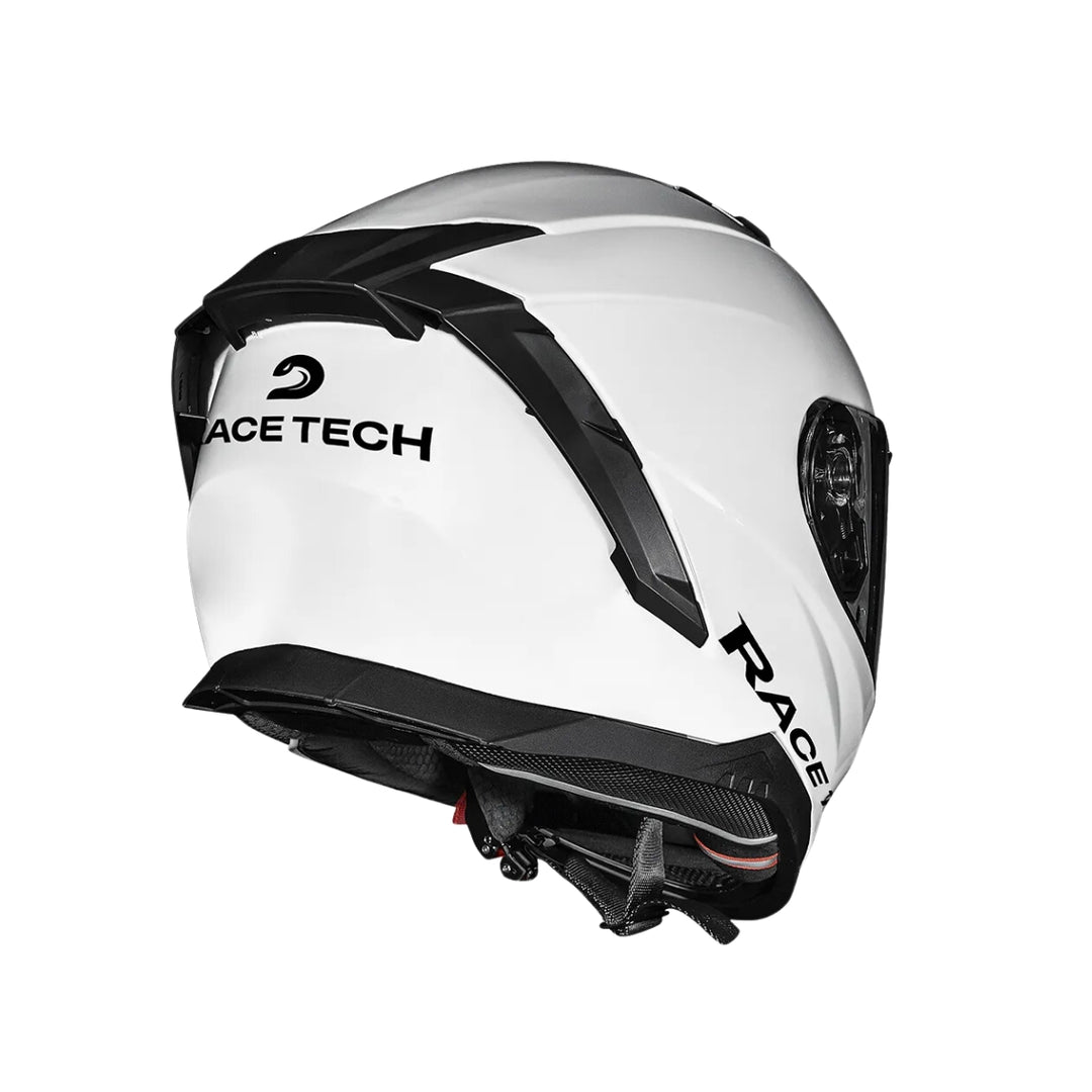 CAPACETE RACE TECH VOLT MONOCOLOR WHITE