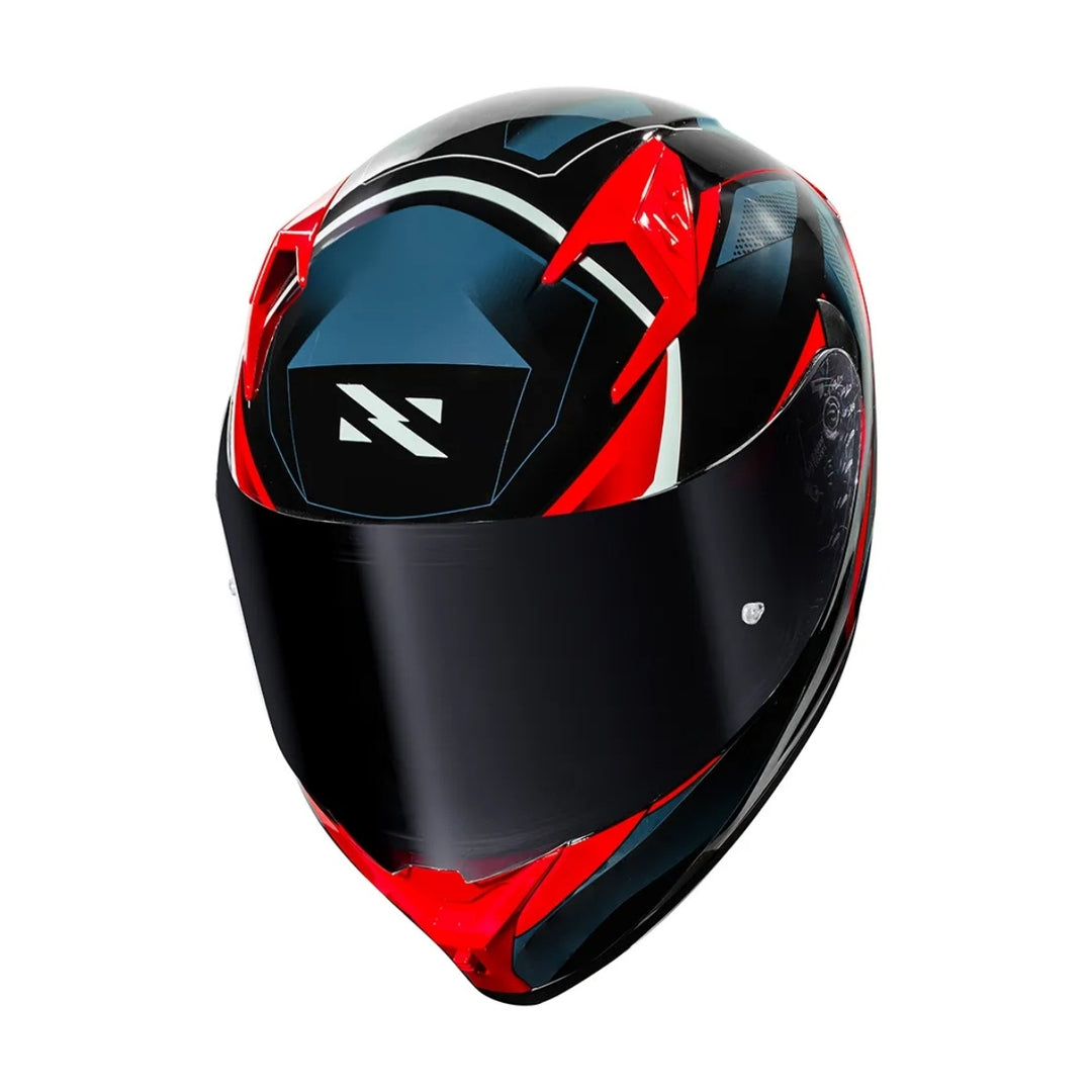 CAPACETE NORISK FLOW PULSE BLUE/RED FECHADO ORIGINAL