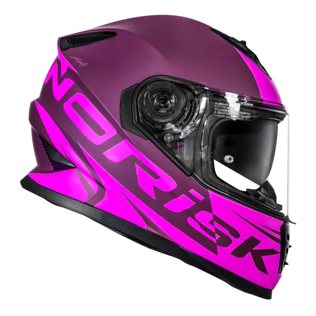 NORISK CAPACETE FF302 SOUL II MANTY MATTE PURPLE/PINK ROXO