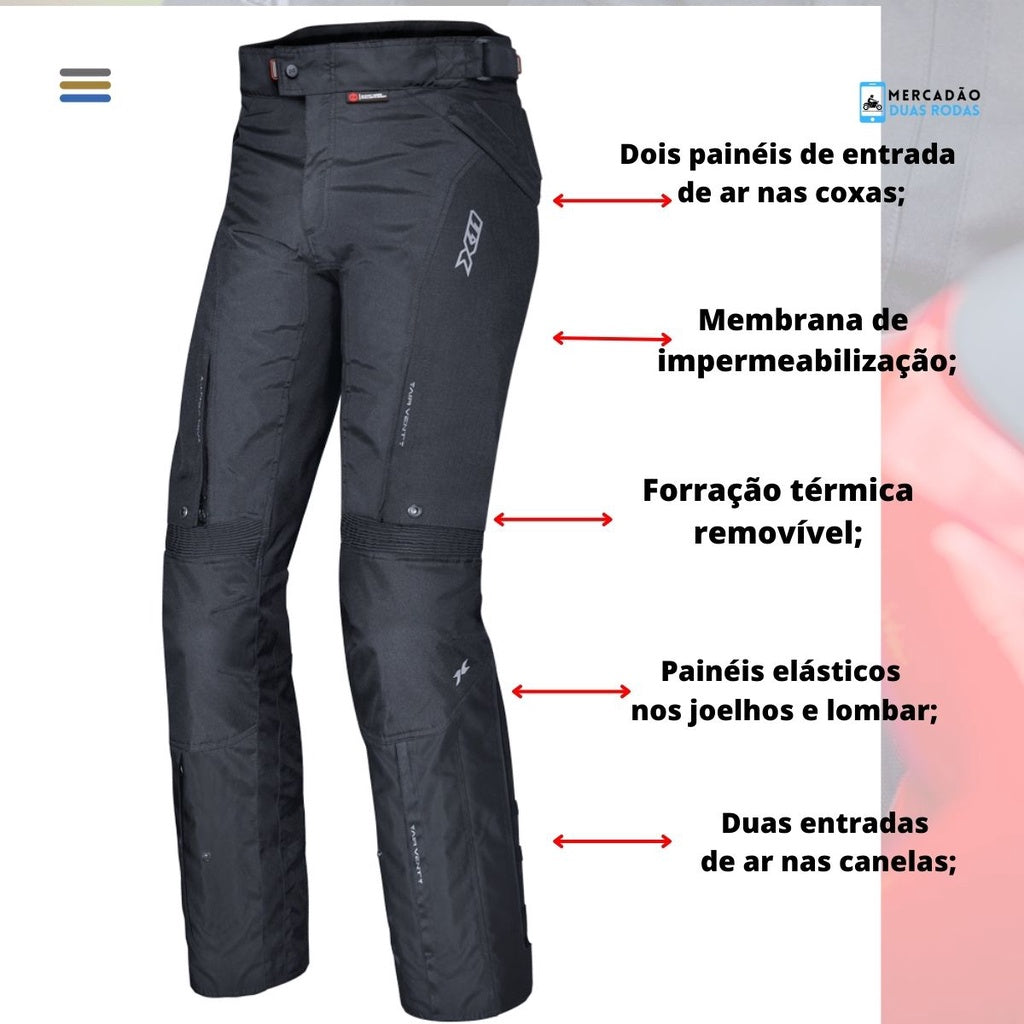 CALCA X11 VERSA FEMININA MOTOCICLISTA CASUAL REFORCADA FORRO